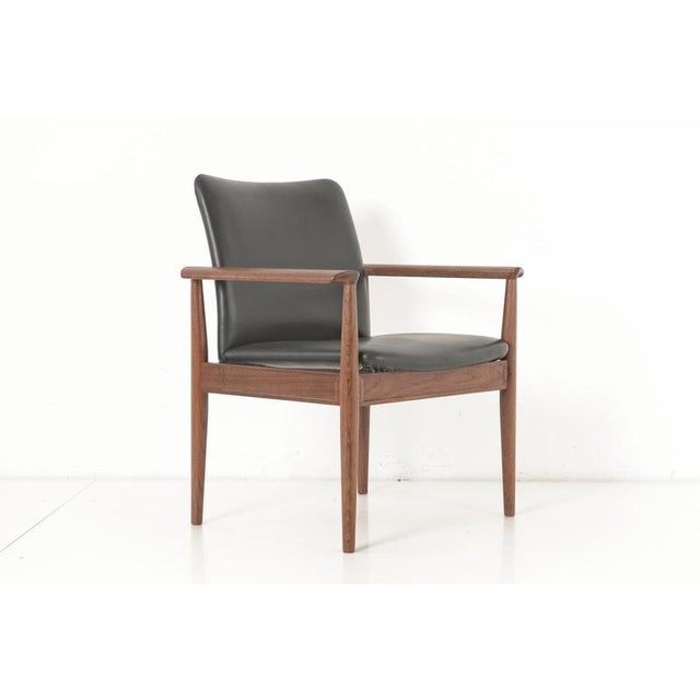 Textile FD 901 Diplomat Armchair in Teak by Finn Juhl for France and Son, Denmark, 1961 For Sale - Image 7 of 17