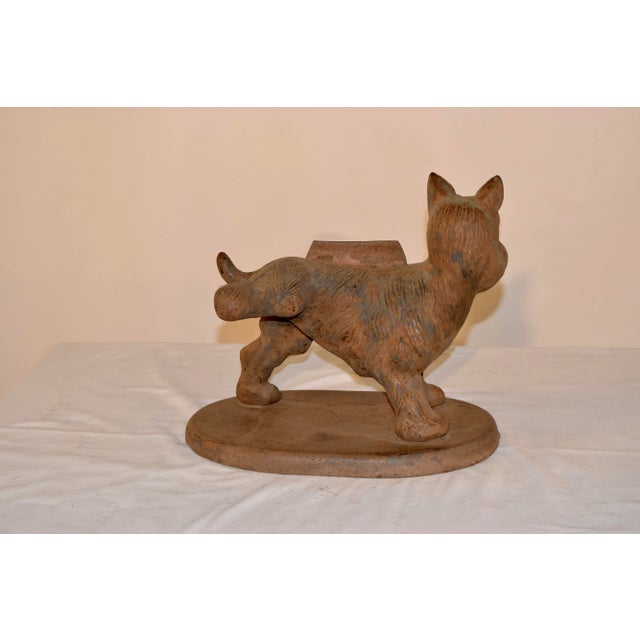 19th Century Late 19th C. English Terrier Boot Scrape For Sale - Image 5 of 7