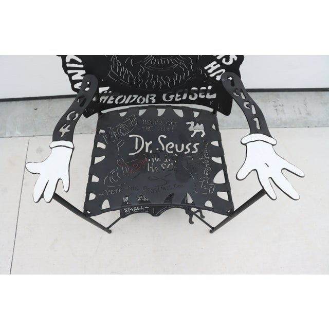 Welded from steel by artist, Ries Niemi.