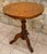 Wood Round Game Table With Marquetry Top, 1940s For Sale - Image 7 of 10