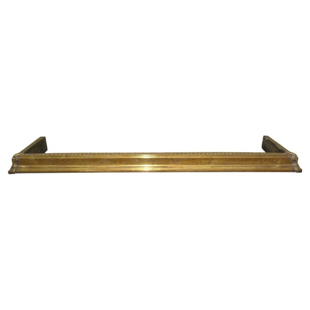 Metal Antique Brass Fender, 1800s For Sale - Image 7 of 7