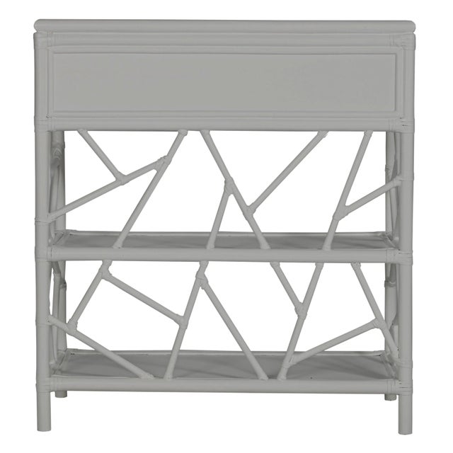 Tiffany End Table in Light Gray For Sale In West Palm - Image 6 of 8