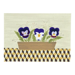 Three Pansies, Mary Faulconer