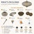 2020s Aloadecor 25 Inch 6-Light Antique Bronze With Vintage Patina Dimmable Retro French Crystals Chandelier With Adjustable Chain For Sale - Image 5 of 7