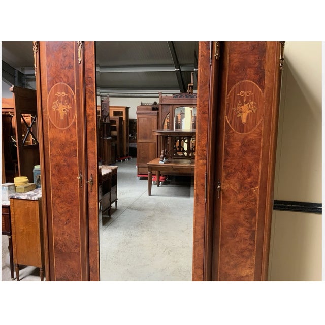 Antique Art Nouveau Wardrobe, 1910 For Sale - Image 11 of 12