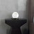 Ofione Brushed Black Metal Table Lamp by Alabastro Italiano For Sale - Image 4 of 7