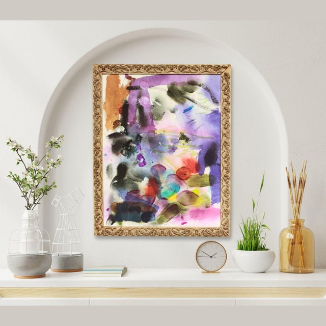 Contemporary "Palette Play #108" Original Abstract Expressionist Painting by Mel Rea For Sale - Image 3 of 8