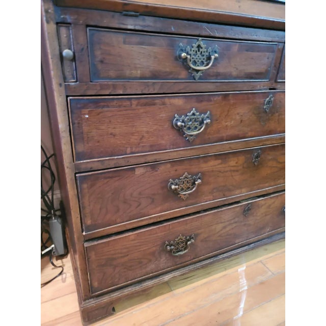 Antique Bookcase/ Antique Desk/ 1800's Large Bookcase For Sale - Image 6 of 8