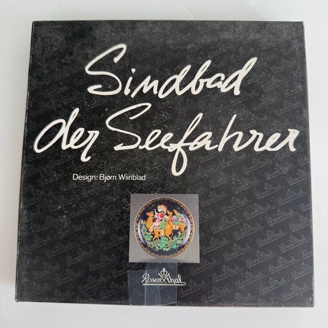 1990s Sindbad the Sailor Plate No. VII by Bjørn Wiinblad for Rosenthal, Germany, 1970s For Sale - Image 5 of 6