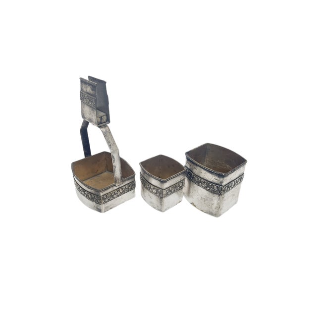 Art Deco German Smoker Set, 1930s, Set of 3 For Sale - Image 12 of 18