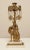 Antique Victorian Brass Marble Base Girandole Candelabra - 3 Pieces For Sale In Philadelphia - Image 6 of 13