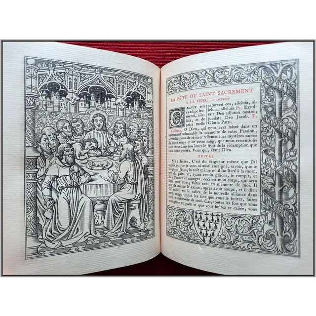 (1885) Boxed Roman "Book of Hours" With Noble Provenance - Illustrated Antique Devotional Christian Bible Art For Sale - Image 18 of 18