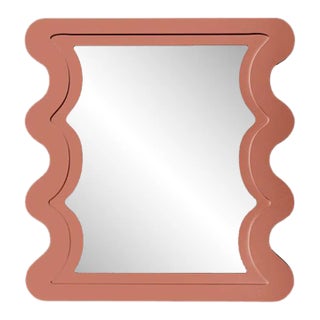 Fleur Home Carnival Mystic Rectangle Mirror in Red Earth, 36x48 For Sale