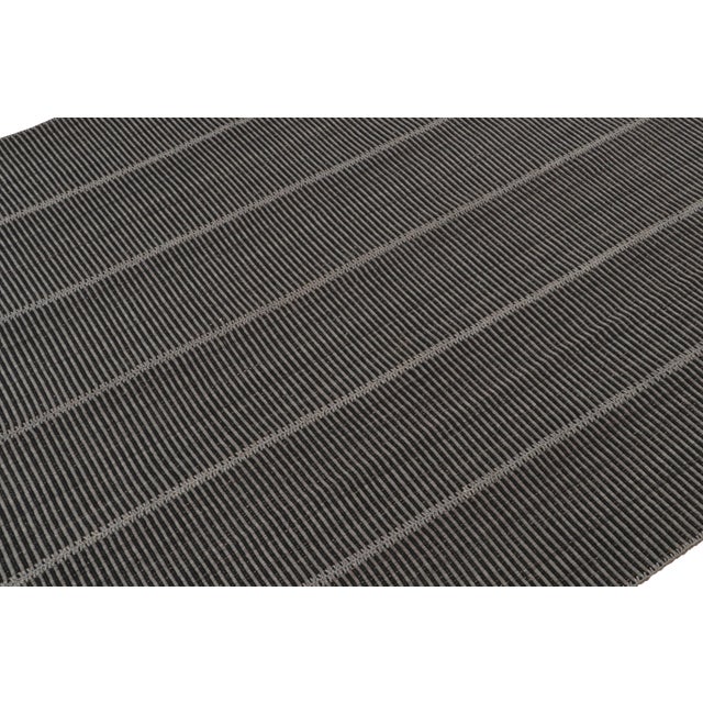 Handwoven in wool, a 10x14 Kilim from a bold new line of contemporary flatweaves by Rug & Kilim. On the Design: Connoting...