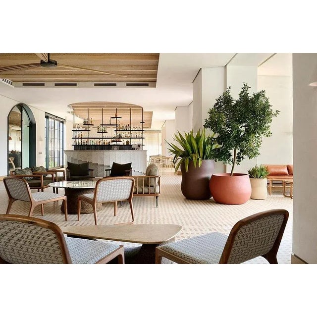 Pebble Small Brown Planter by Indigenus For Sale - Image 11 of 13