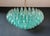 Vintage Murano Glass Chandelier with 185 Turquoise Poliedri, 1990 For Sale - Image 10 of 18
