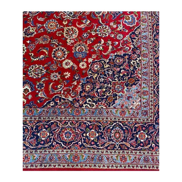 10x13 1960sPersian Kashan Area Rug - 100688 For Sale - Image 13 of 13