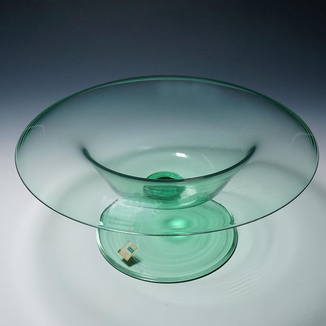 Compagnia Di Venezia E Murano (C.V.M.) Vetro Soffiato Centerpiece by Vittorio Zecchin for m.v.m Cappelin & C. For Sale - Image 4 of 9