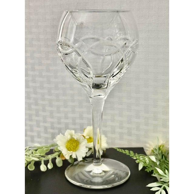 Waterford Waterford Clannad Crystal White Wine Glass For Sale - Image 4 of 7