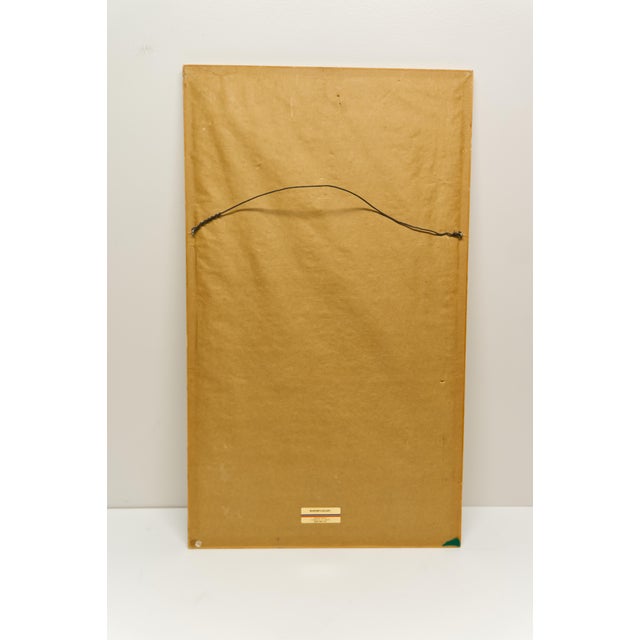 Late 20th Century Framed Watercolor of Woman Wearing a Kimono For Sale In Louisville - Image 6 of 7