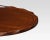 Mahogany Lazy Susan, the circular top with carved molded edge raised up on circular stepped base. Dimensions Height 7...