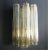 1960s Clear and Yellow Murano Tubes Sconce For Sale - Image 6 of 8