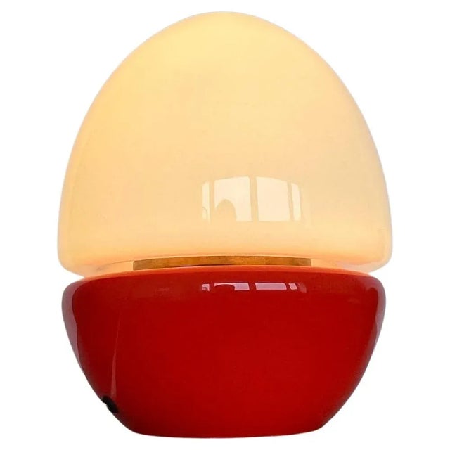 Glass Space Age Czechoslovakian Table Lamps in Glass, 1960, Set of 2 For Sale - Image 7 of 7