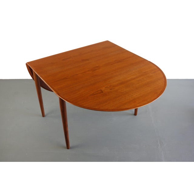 Brown Arne Vodder for Sibast Danish Modern Teak Model 227 Extension Dining Table For Sale - Image 8 of 13