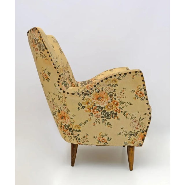 Wood Set of Mid-Century Modern Italian Armchairs from Isa Bergamo, 1950s For Sale - Image 7 of 10