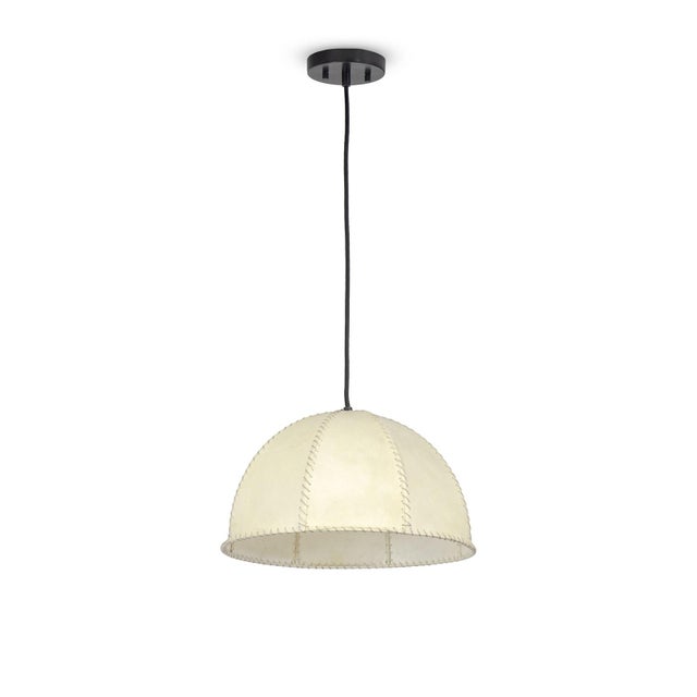 2020s Stevie Whipstitch Vellum Pendant Small For Sale - Image 5 of 5