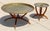 Vintage Moroccan Hand-Engraved Brass Tray Coffee & Side Table Set, 1960s For Sale - Image 4 of 18