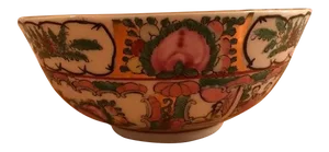 Vintage Famille Rose Center Decorative Bowl