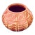Signed Original Native American Pottery Vase, by Alvina Yepa, Jemez Pueblo New Mexico, Carved Redware With Sgraffito, Certificate of Authenticity For Sale