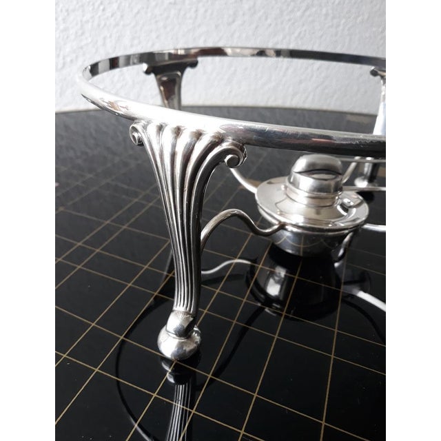 Antique Silver-Plated Food Warmer from W. H. & S. Cross Arrows William Hutton & Sons, 1900s, Set of 6 For Sale - Image 12 of 17