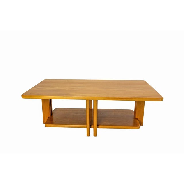 French Chestnut Coffee Table, 1980 For Sale - Image 3 of 10
