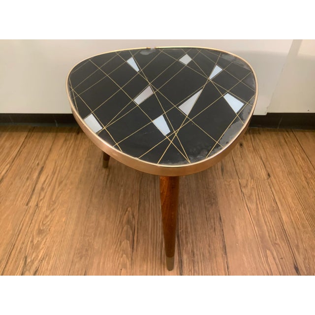 Kidney-Shaped Flower Table or Plant Stand, 1950s For Sale - Image 4 of 9