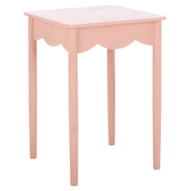 Paislyn Accent Table in Pink For Sale In Philadelphia - Image 6 of 7