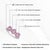 Carat&Her Lotus Three Stone Pink Sapphire Halo Ring in Sterling Silver - Birthday Gift, Size 7 For Sale - Image 11 of 13