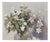 Valery Bayda, Anemones, 2025, Oil on Cardboard For Sale