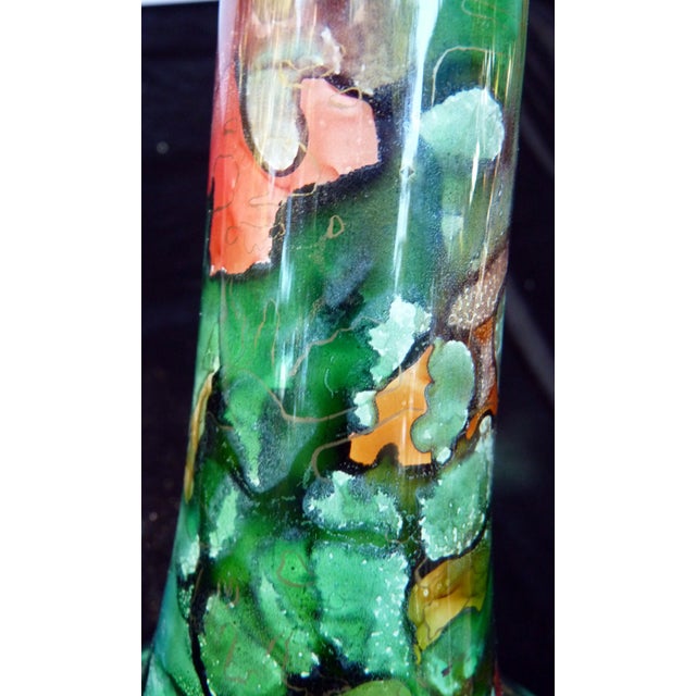 1990s Jean-Noël Bouillet French Art Glass Lamp Base For Sale - Image 4 of 12