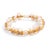 Metal Pearl Beads & Gold Elegant Wedding Cuff Bracelet For Sale - Image 7 of 7