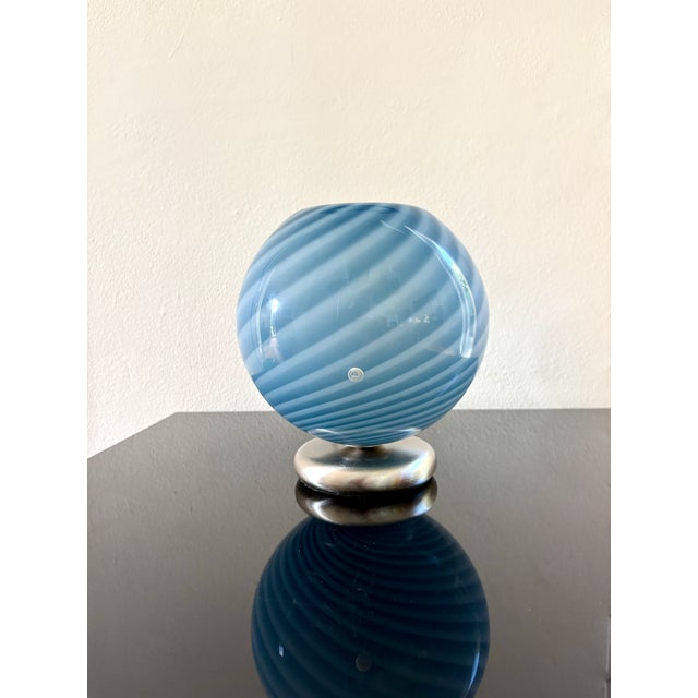 Glass Acquarius 20 Table Lamp in Swirl Glass Rigadin Murano Glass from La Murrina, 1990s For Sale - Image 7 of 13