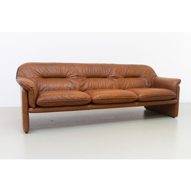 1970s DS-16 3-Seater Sofa in Brown Leather from de Sede, 1970s For Sale - Image 5 of 18