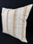Turkish Hemp Pillow Cushion Natural Beige Rust Pillow Cushion Cover 24"x24" For Sale - Image 4 of 4
