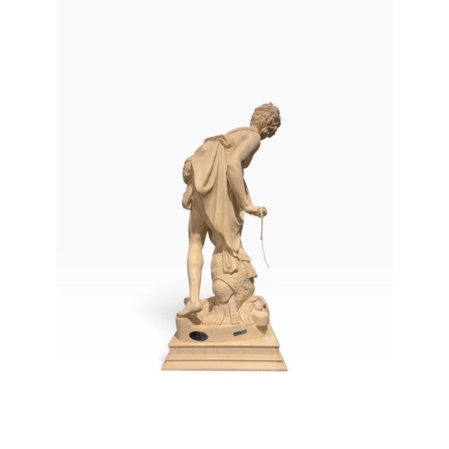An exceptional mid-century museum-quality reduction of Gian Lorenzo Bernini’s Baroque masterpiece, David (originally...