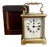 Antique Brass Carriage Clock with Travel Case from Pickford of London, 1880, Set of 2 For Sale