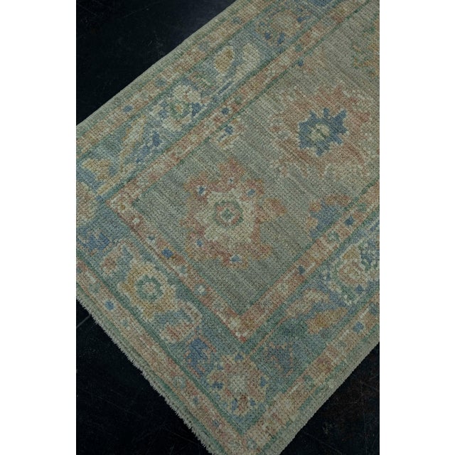 Turkish Oushak Rug 1'11" x 3'3" #17540 For Sale In Houston - Image 6 of 8