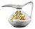 Vintage Floral Ceramic Pitcher by Deruta, Italy, 1970s For Sale