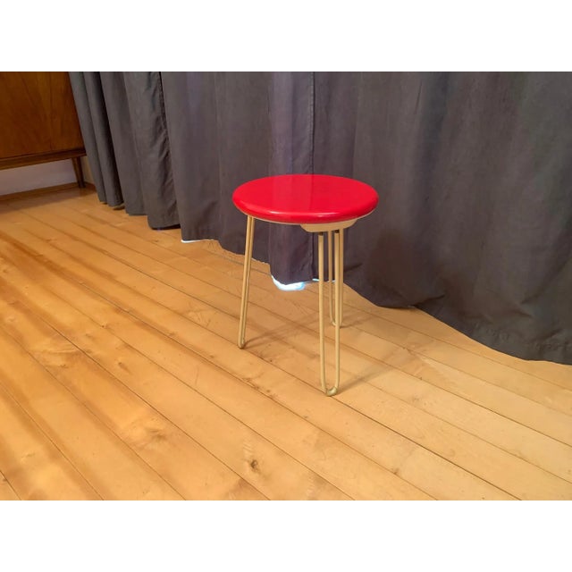 1960s Stool with Latex Seat, Italy, 1960s For Sale - Image 5 of 9