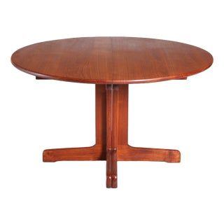 Mid-Century Danish Teak Extending Dining Table, 1960s For Sale
